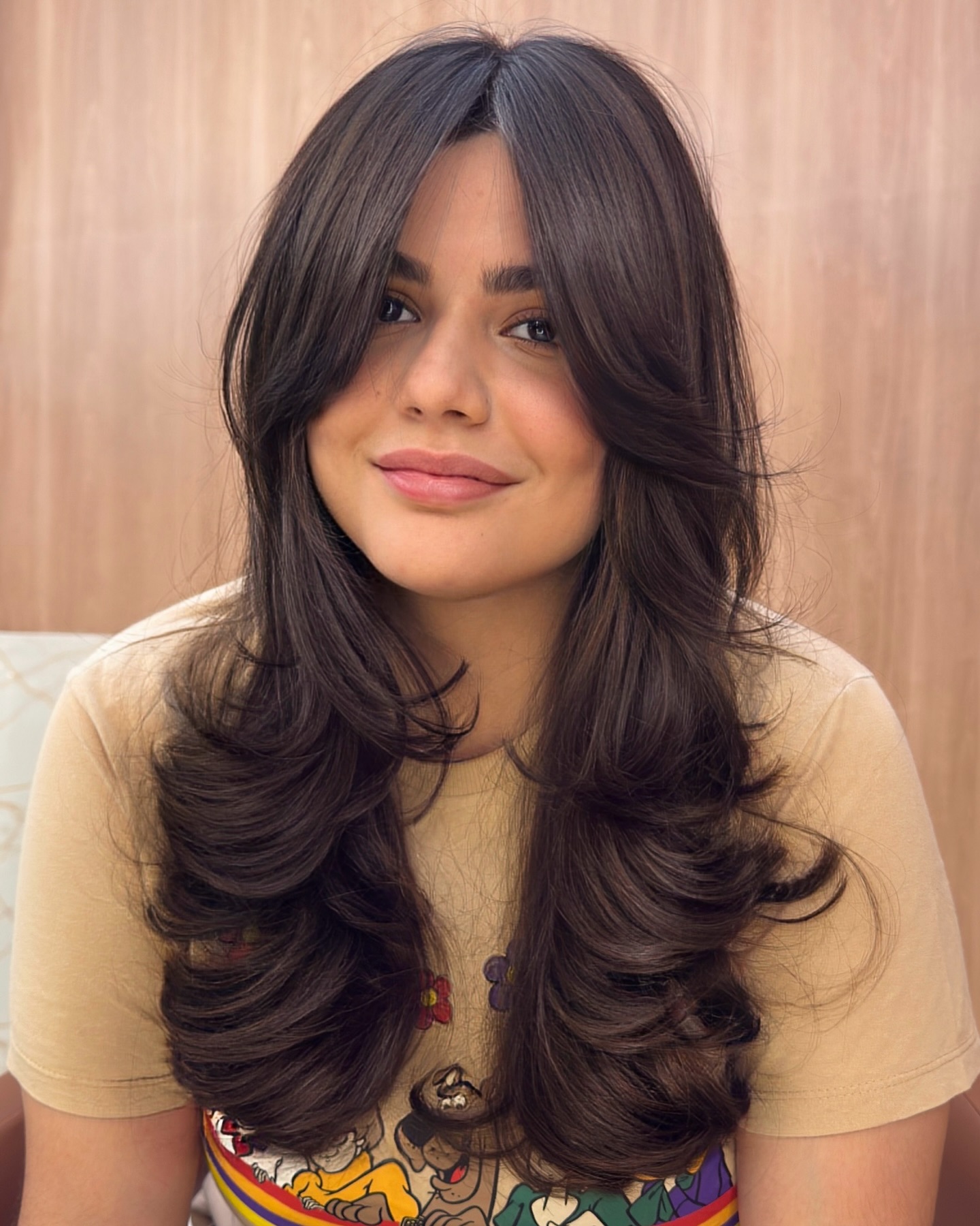 Curtain Bangs for Long Hair