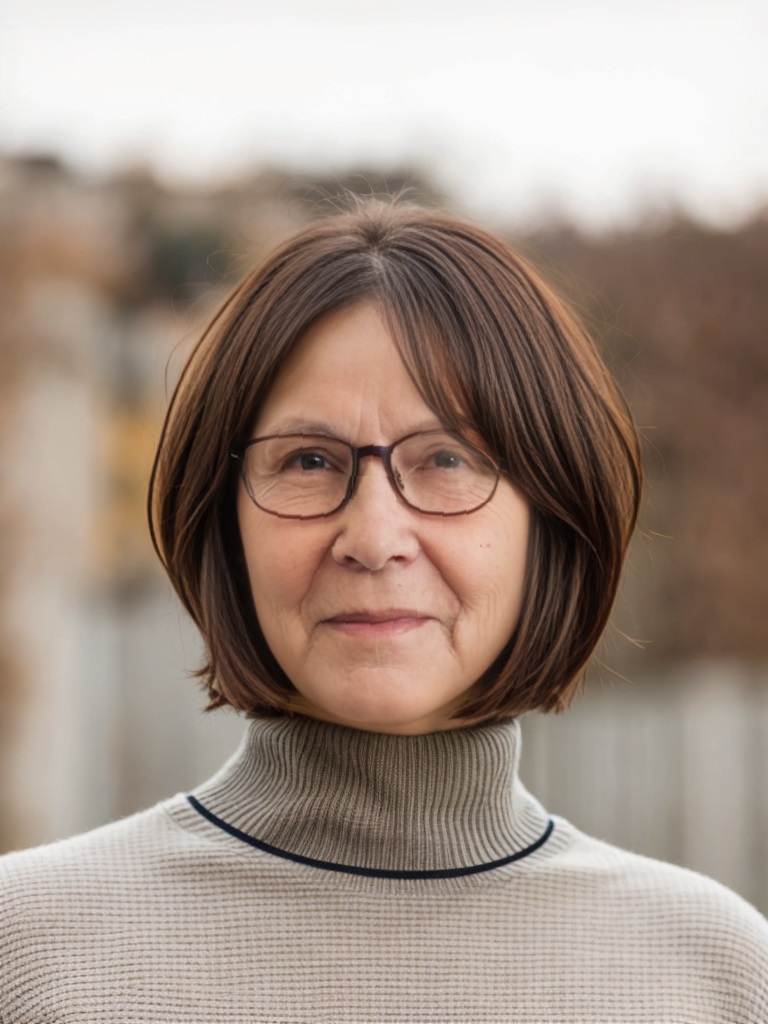 Curtain Bangs Giving a Youthful Appearance