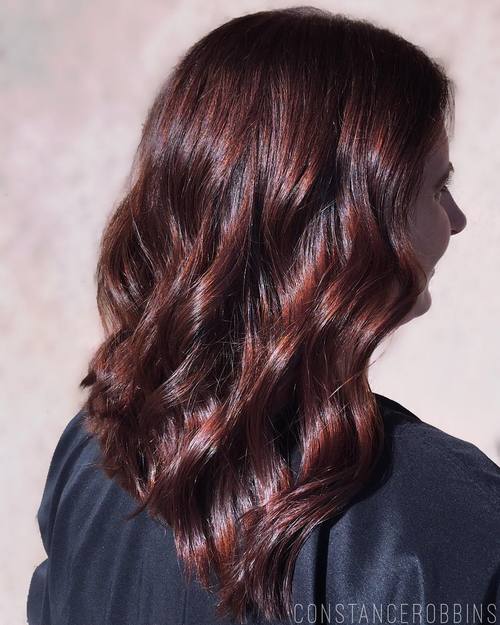 Mahogany Brown Hair Color
