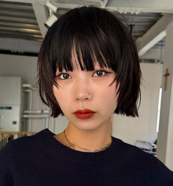 Choppy Wolf Cut Bob Haircut