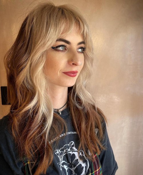 Striking Two Tone Shag