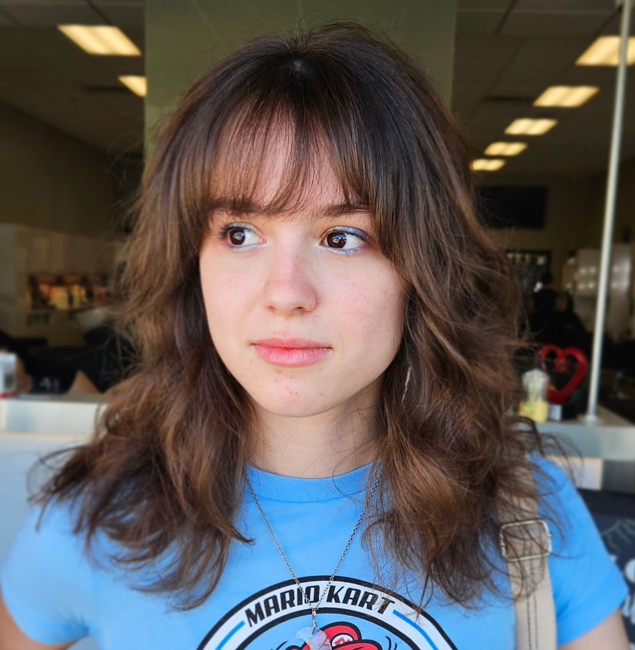 Tousled Wolf Cut Wolf Cut Medium Thick Hair