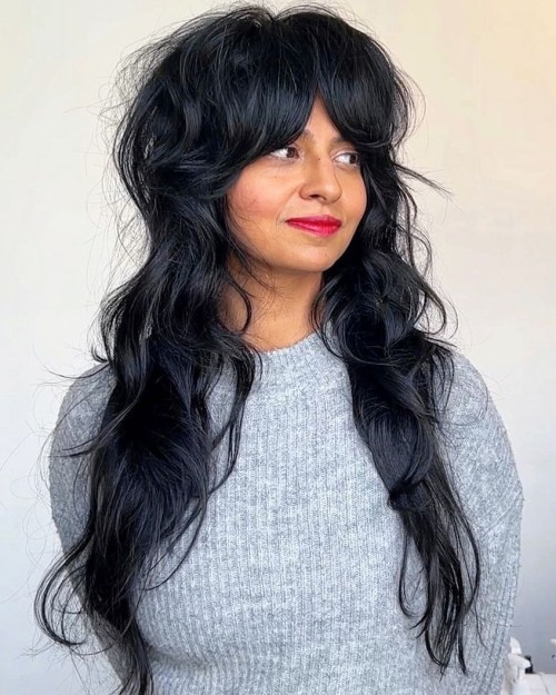 Extra Long Shaggy Wolf Haircut