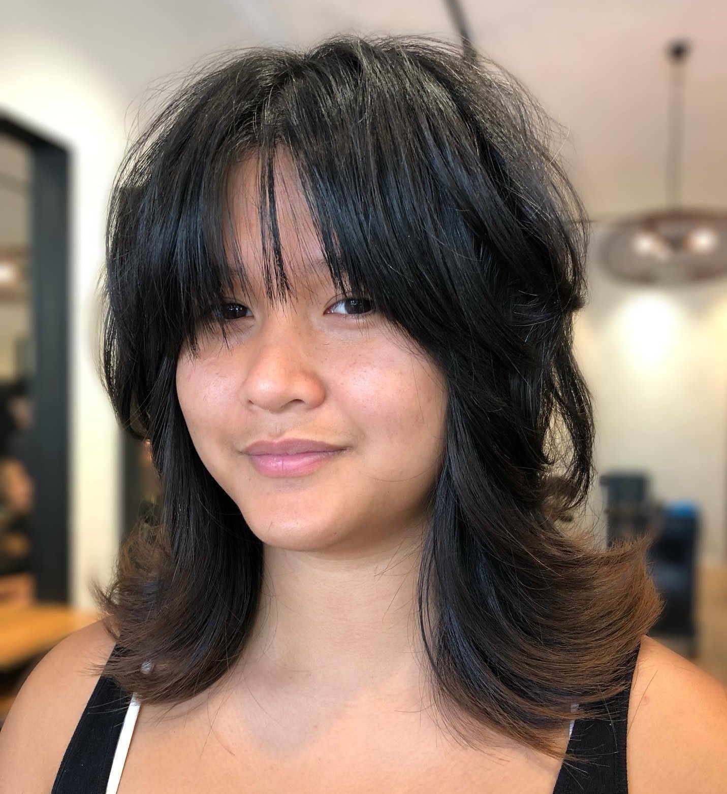 Wolf Cut with Wispy Bangs