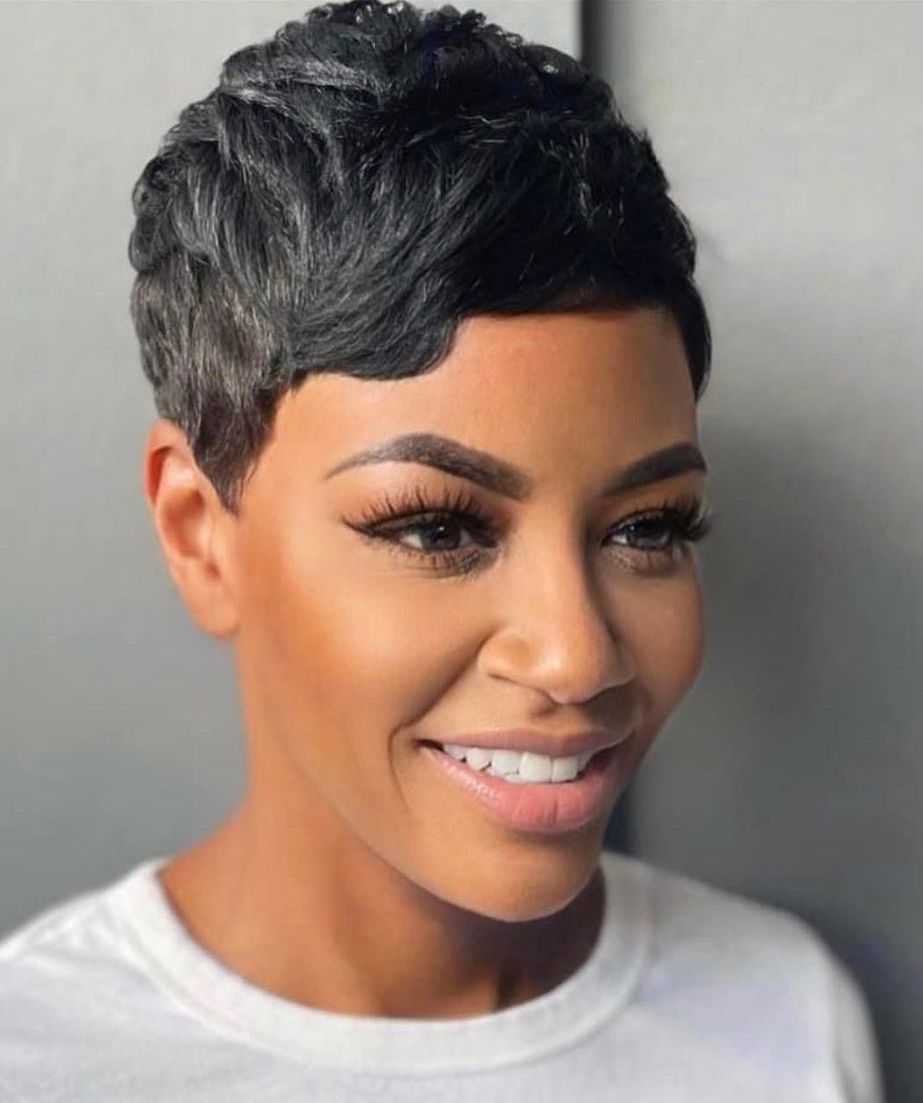 Neat Textured Pixie for Black Women