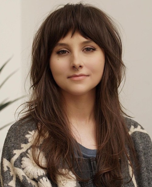 Neat Wolf Cut for Straight Hair