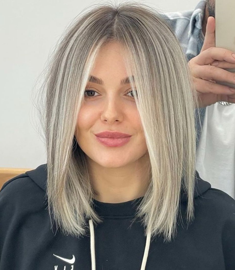 Face-Framing Lob Blowout