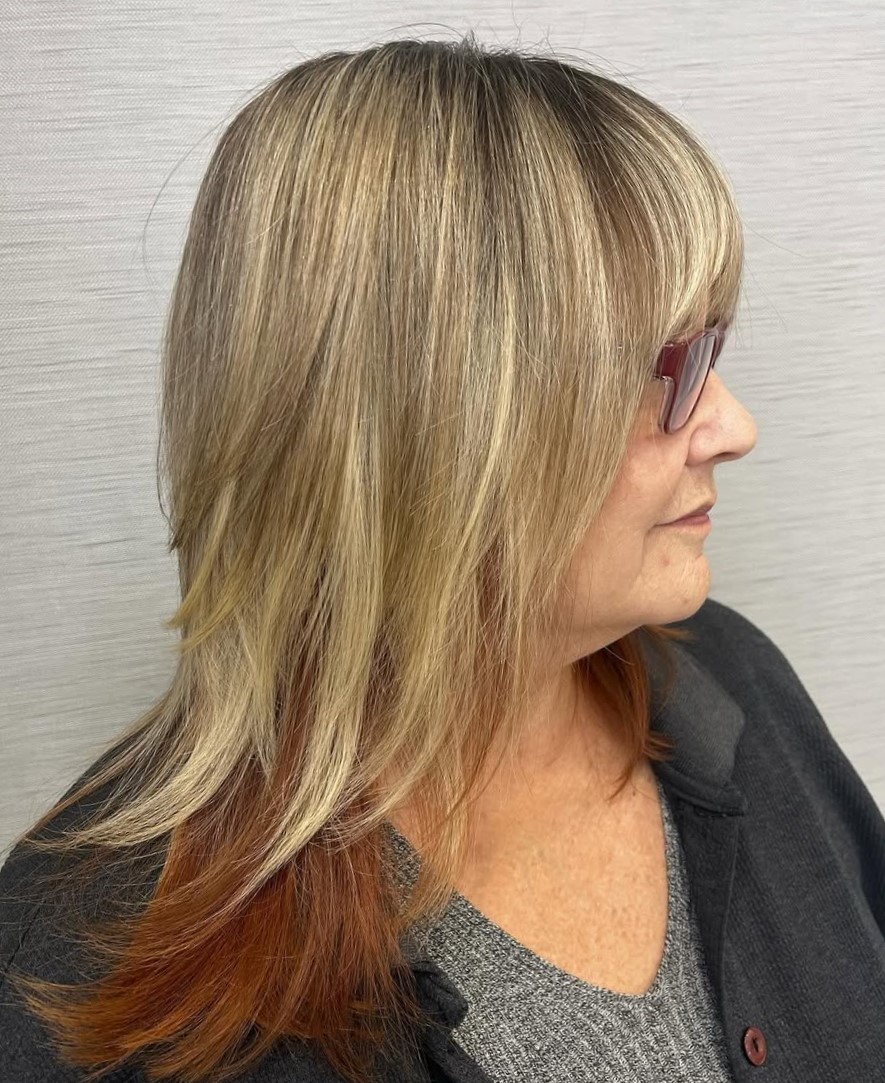 Over Soft Feathered Hair Cut