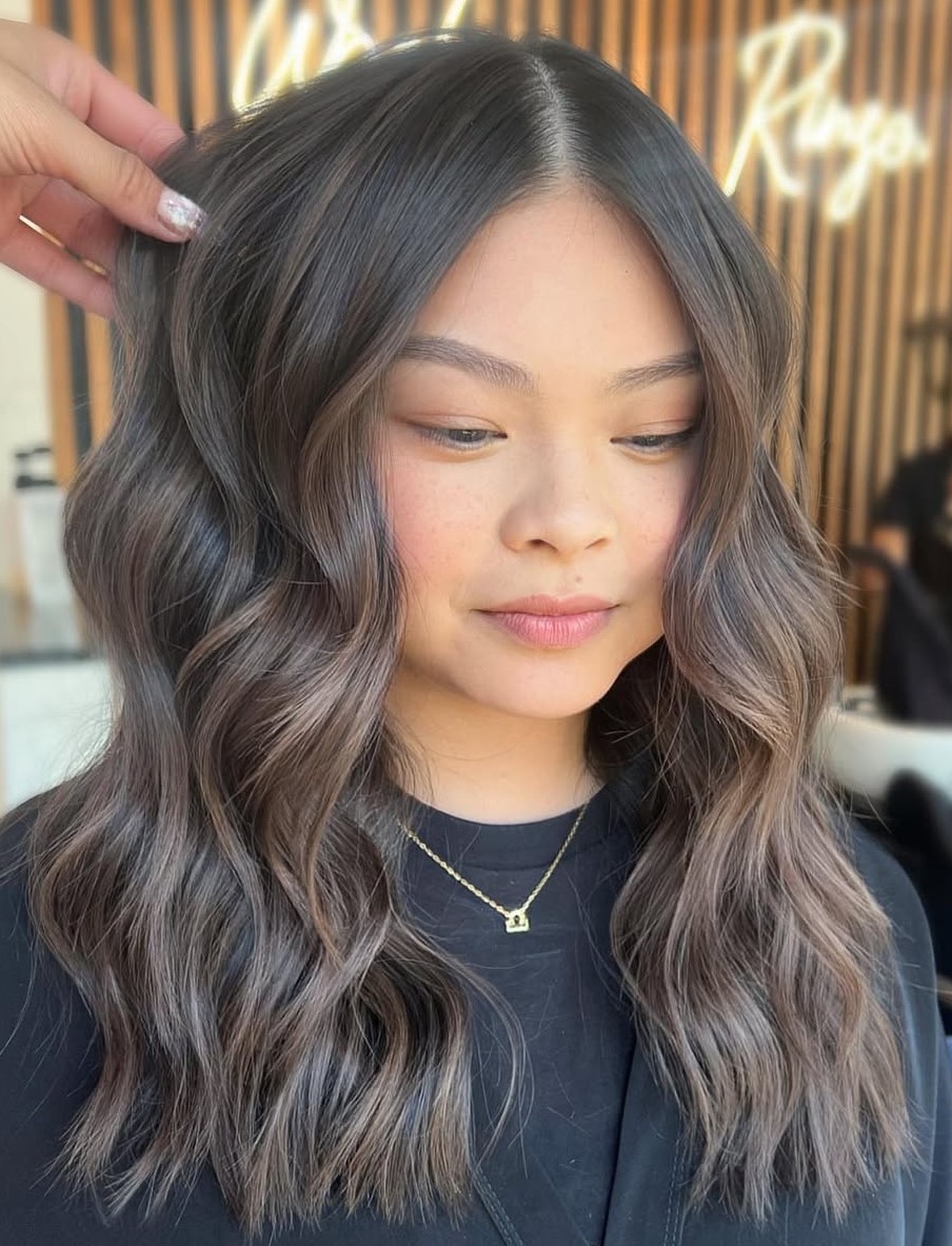 Cool Ashy Brown Hair Tone