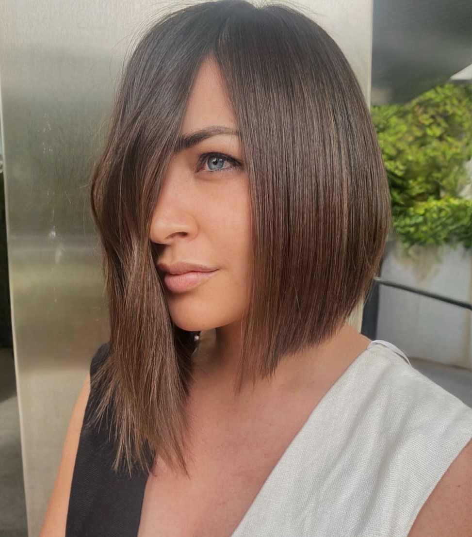 Stacked Bob for Medium Hair