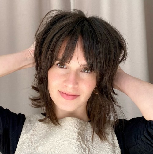 Medim Flipped Up Wolf Haircut