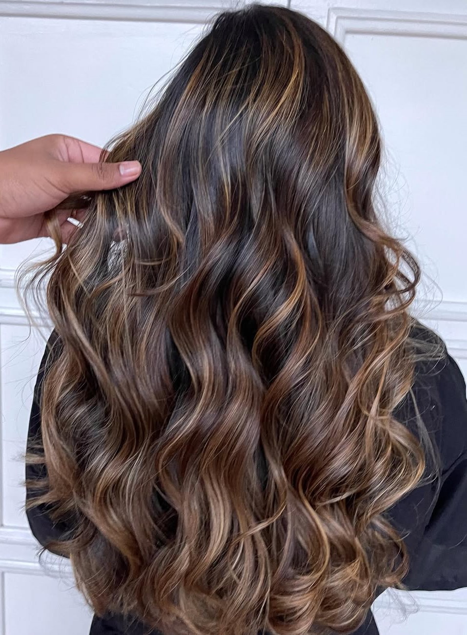 Golden Toffee and Amber Balayage