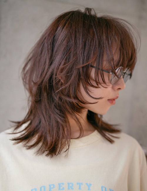 Medium Two Tier Shag with Face Framing Layers