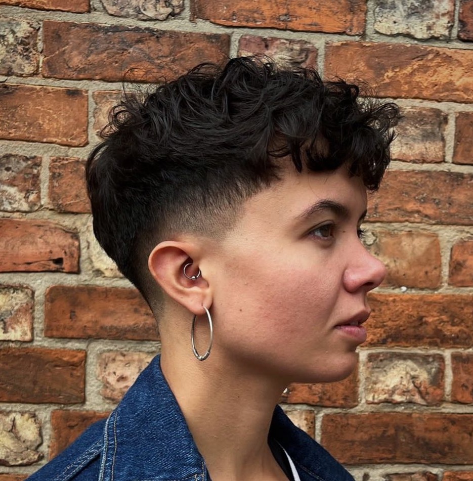 Thick Hair Tapered Pixie