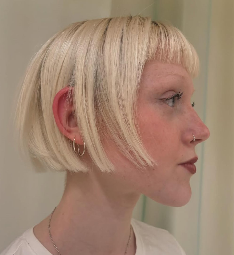Ultra-Short Jaw-Length Bob Haircut