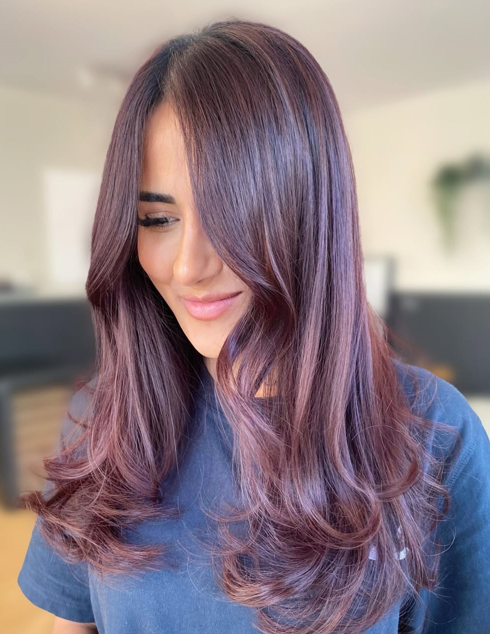 Red Brown Butterfly Hairstyle