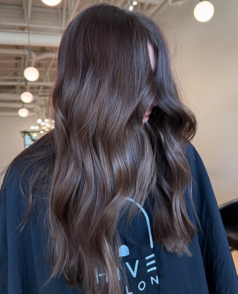 Sophisticated Chocolate Brown Hair