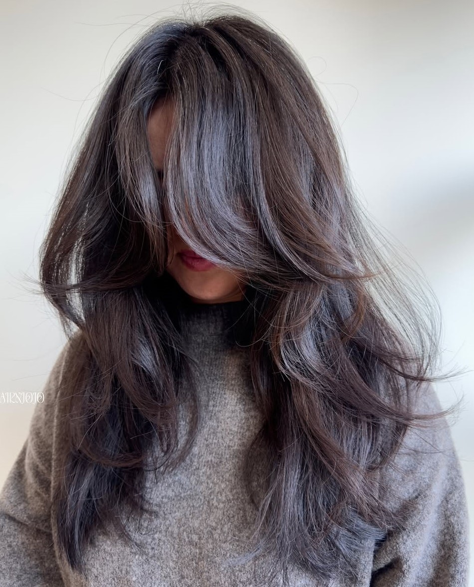 Unstyled Butterfly Hairstyle