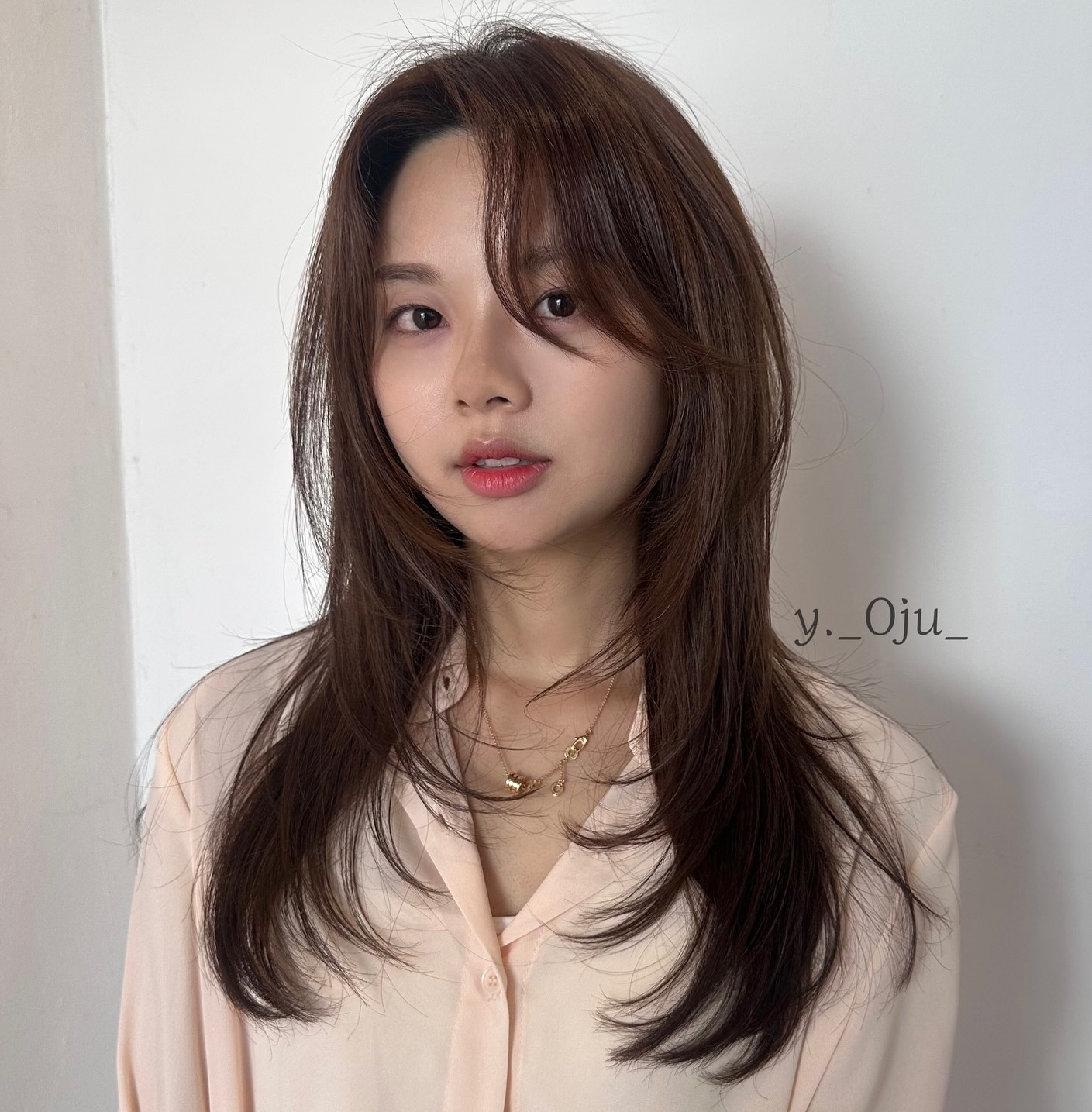 Long Wispy Curtain Bangs