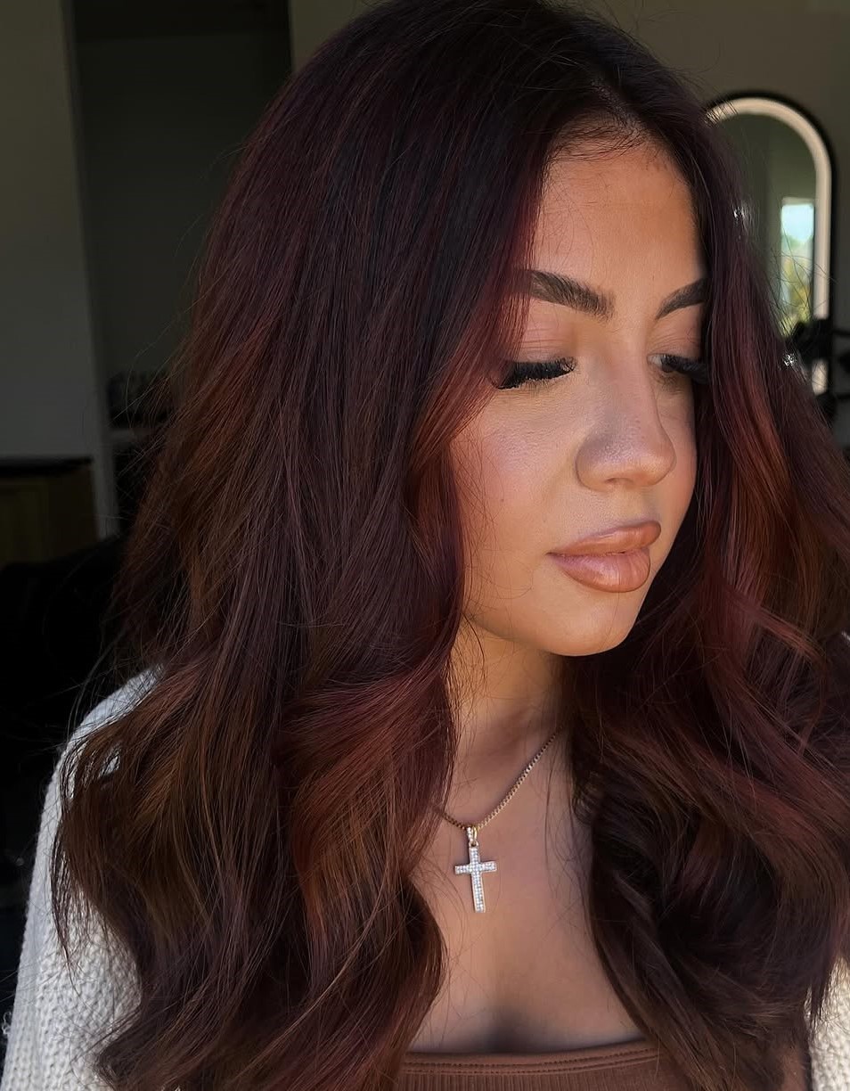 Dark Cherry Cola Hair Trend