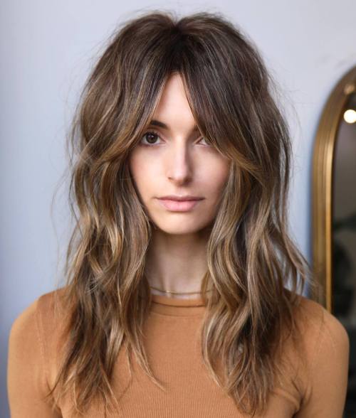 Modern Voluminous Long Shag with Root Lift