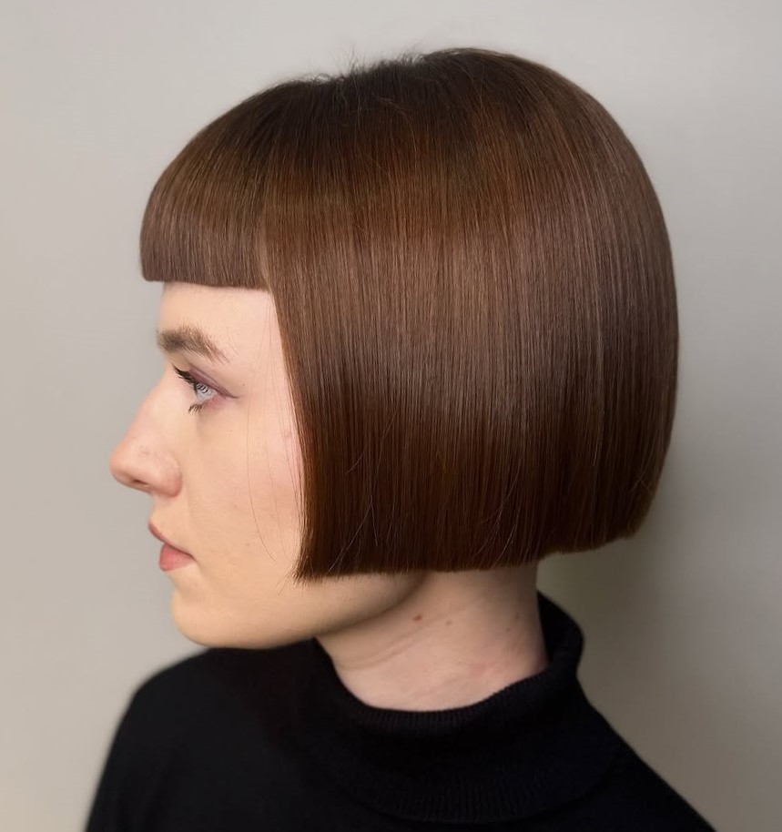 Short Blunt Geometric Bob