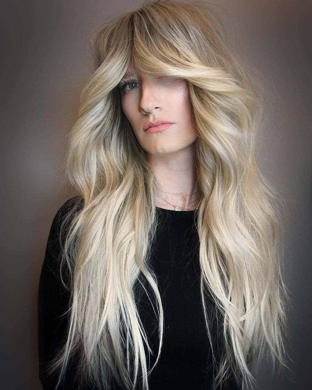 Long Shag for Straight Blonde Hair