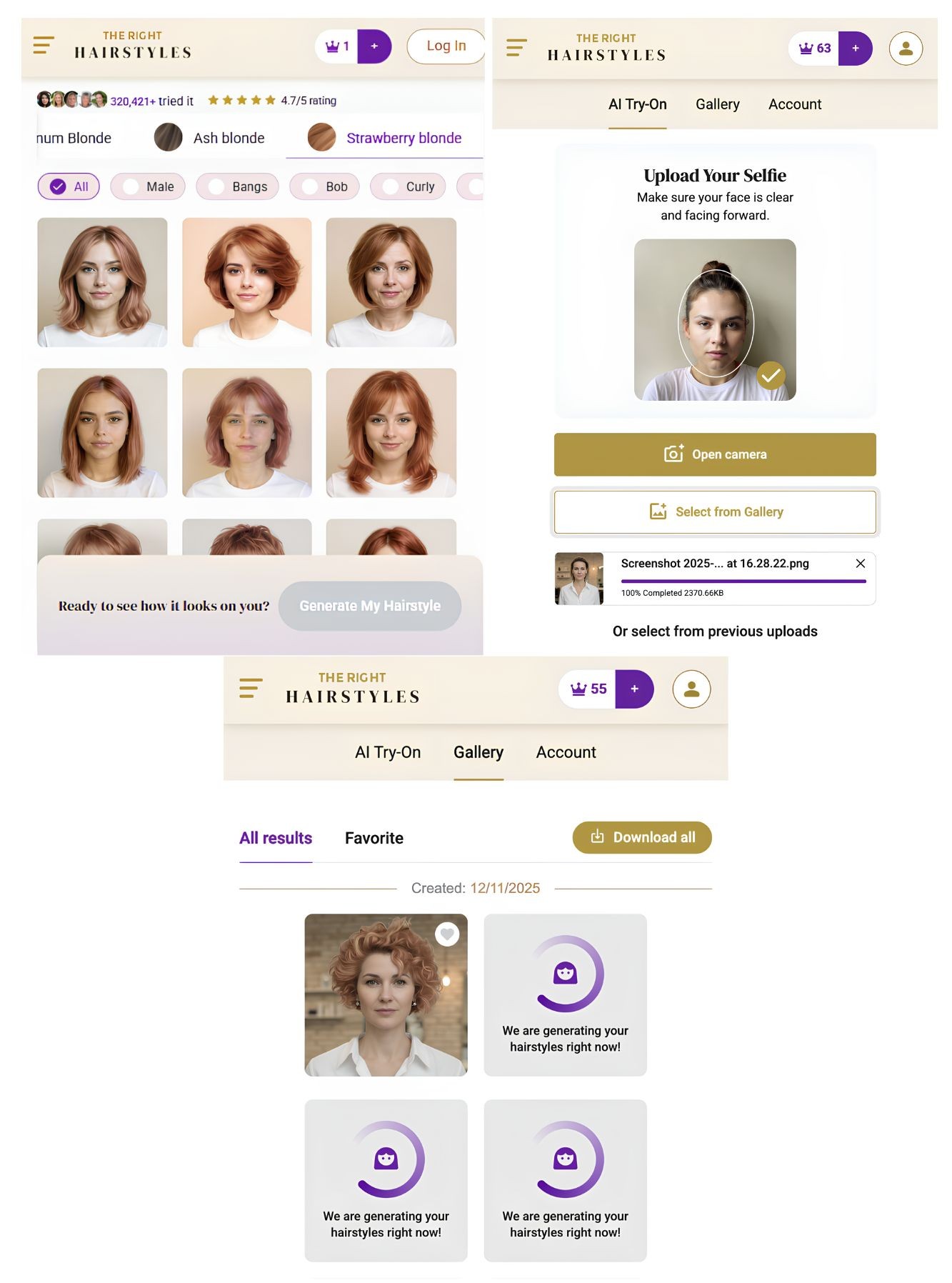 How to Use a Mobile App to Instantly Preview Strawberry Blonde Hair