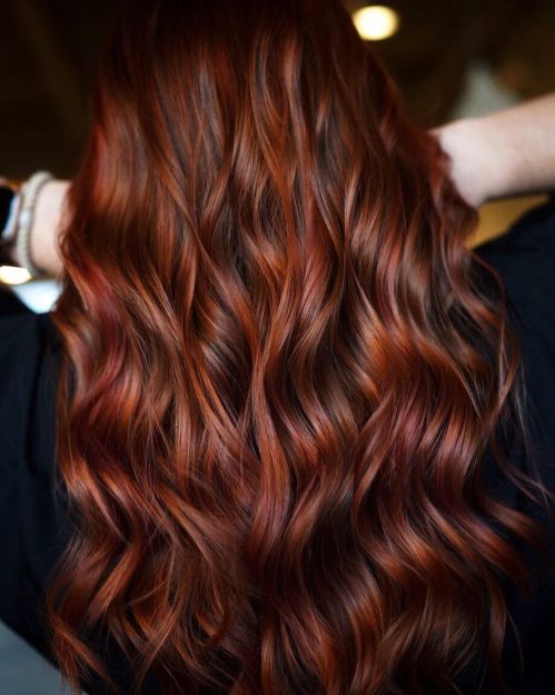 Magical Dimensional Auburn Balayage