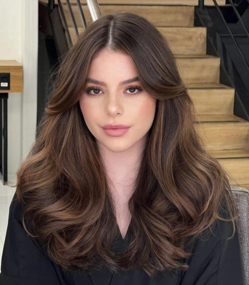 Chocolate Base with Golden Almond Highlights