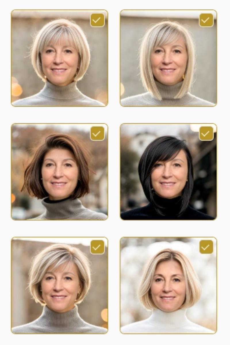 Bob Length Hair AI Try On Filters