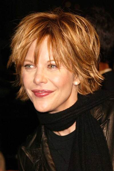 short sassy hairstyle for older women