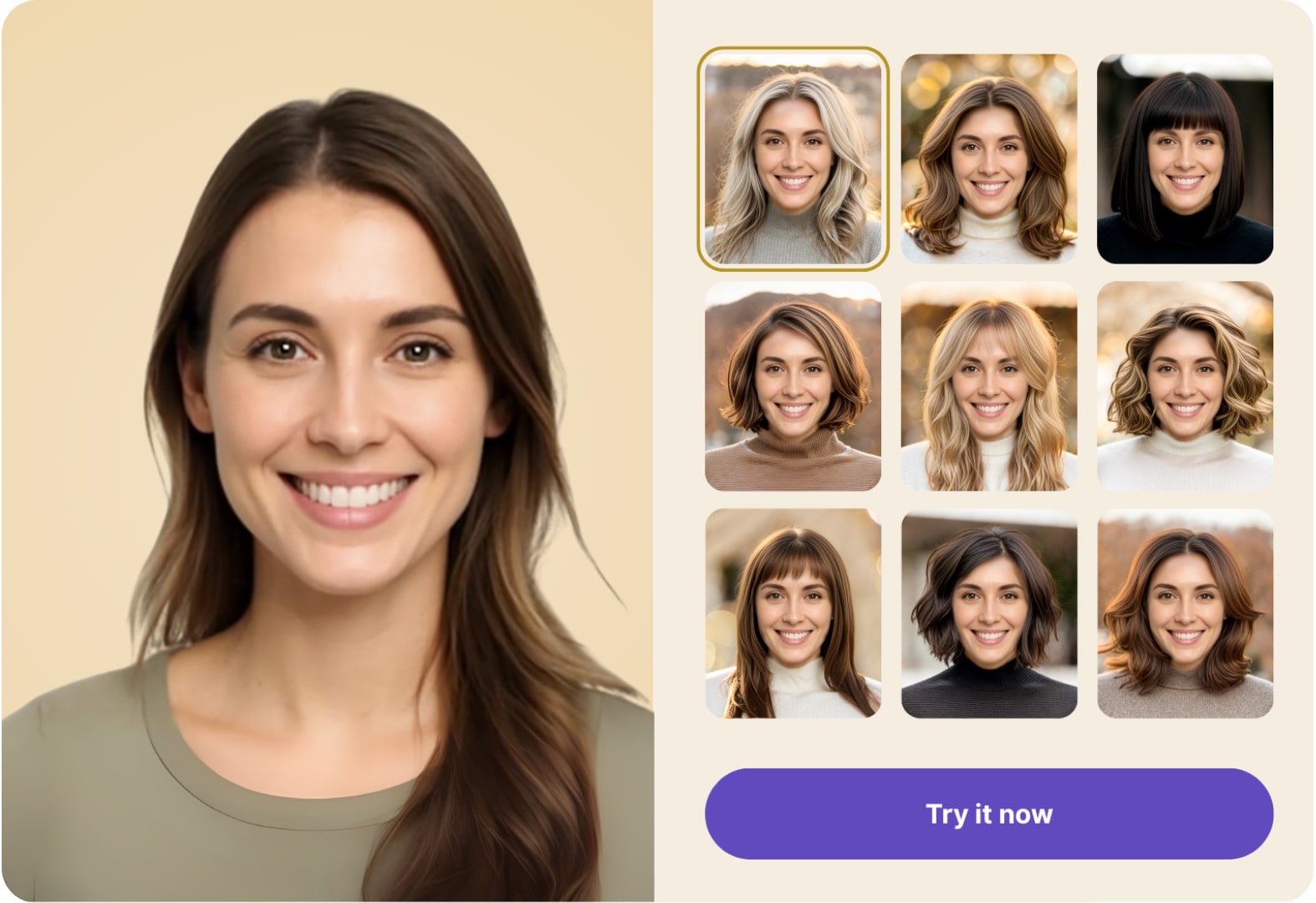 Virtual Hairstyle Try-On to explore different looks